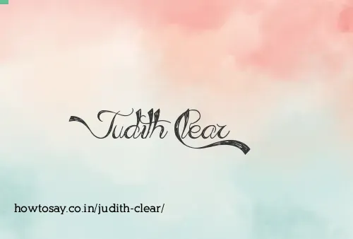 Judith Clear