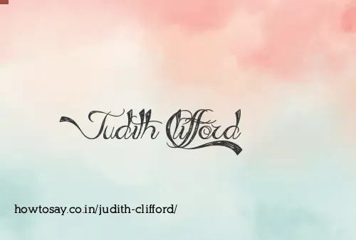 Judith Clifford