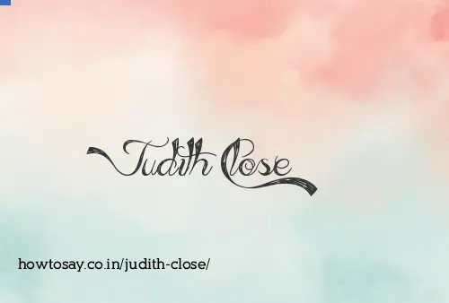 Judith Close