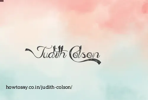Judith Colson