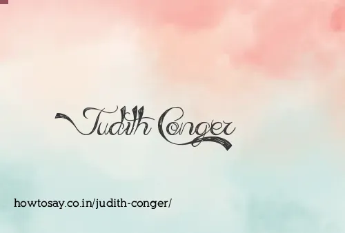 Judith Conger