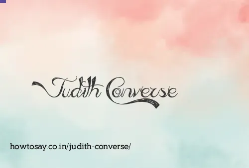 Judith Converse