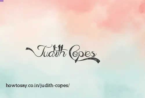 Judith Copes