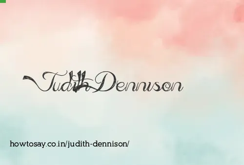 Judith Dennison