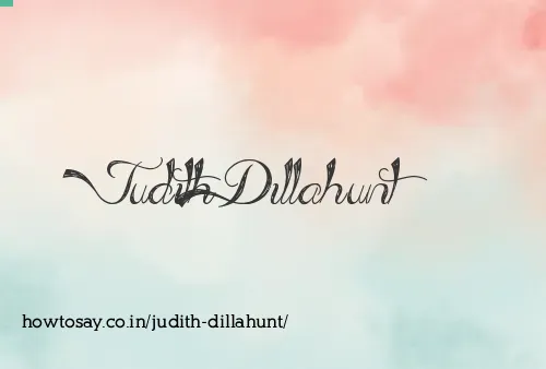 Judith Dillahunt