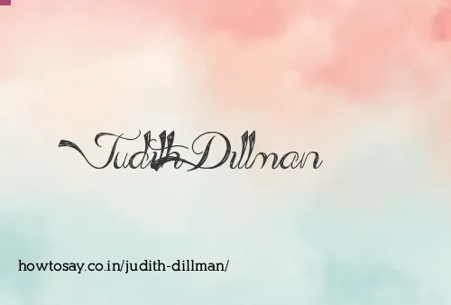 Judith Dillman