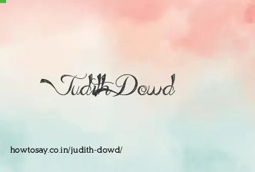 Judith Dowd