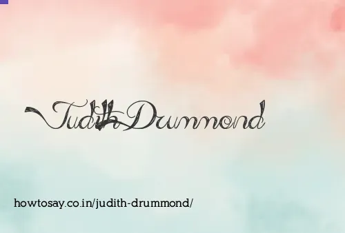 Judith Drummond
