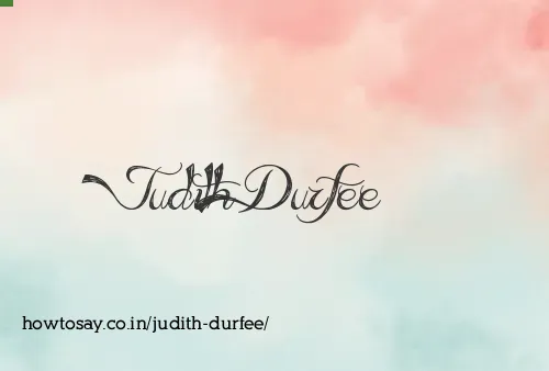 Judith Durfee
