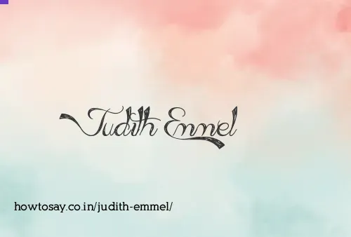 Judith Emmel