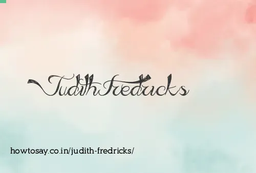 Judith Fredricks
