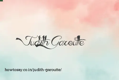 Judith Garoutte