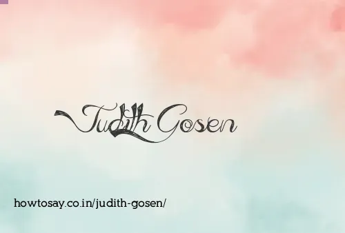 Judith Gosen