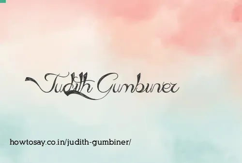 Judith Gumbiner
