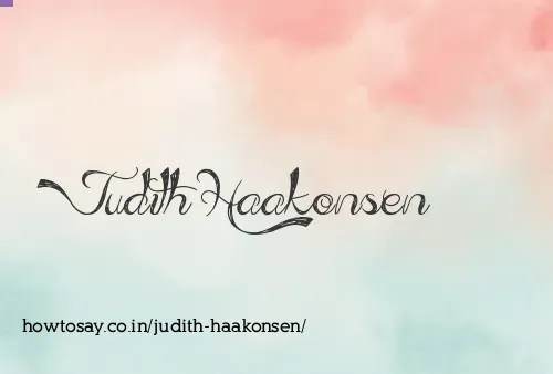 Judith Haakonsen