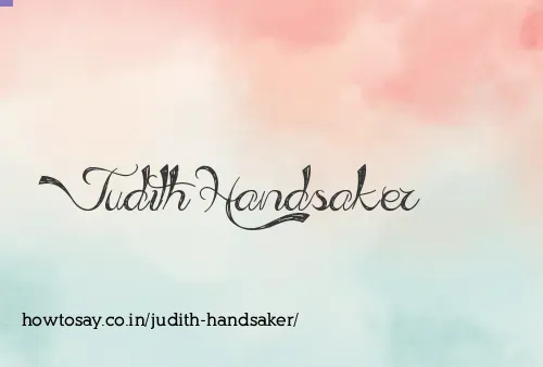 Judith Handsaker