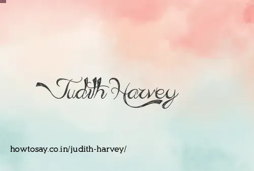 Judith Harvey