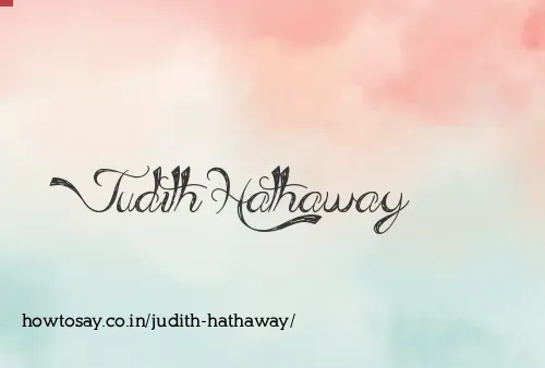 Judith Hathaway
