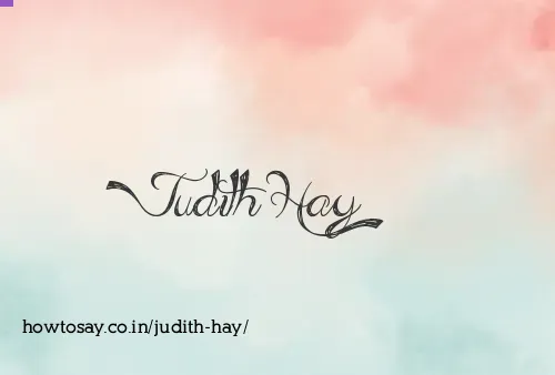 Judith Hay