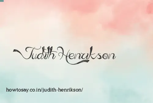 Judith Henrikson