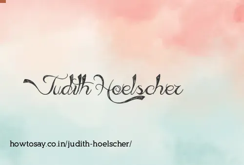 Judith Hoelscher