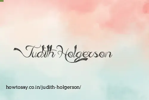 Judith Holgerson