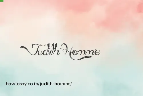 Judith Homme