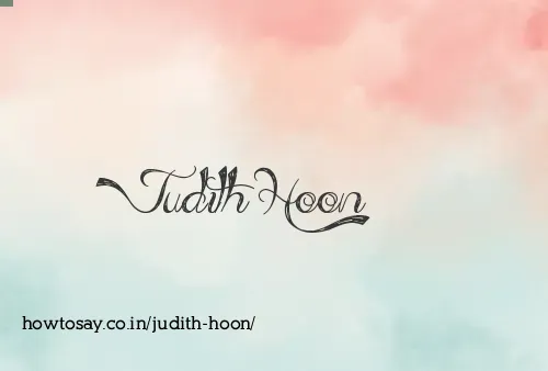 Judith Hoon
