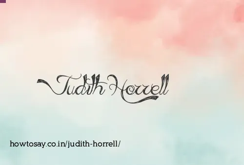 Judith Horrell