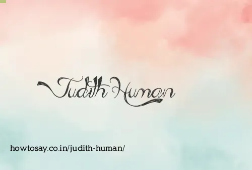 Judith Human