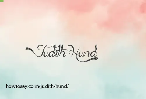 Judith Hund