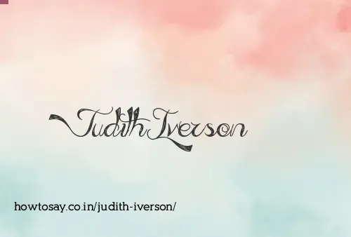 Judith Iverson