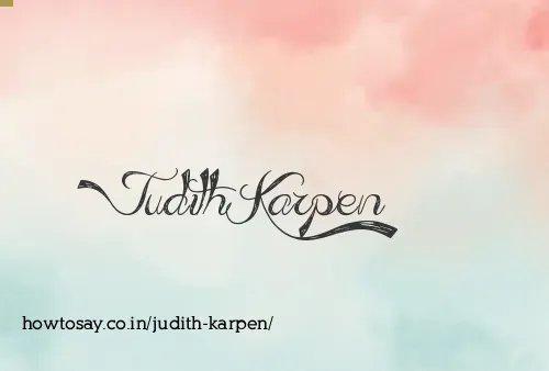Judith Karpen