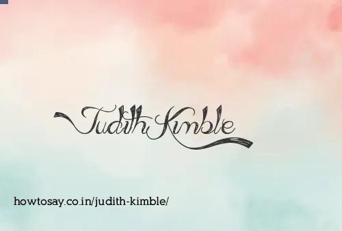 Judith Kimble