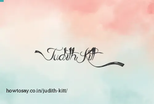 Judith Kitt