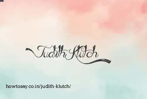 Judith Klutch