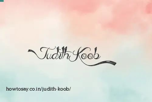 Judith Koob