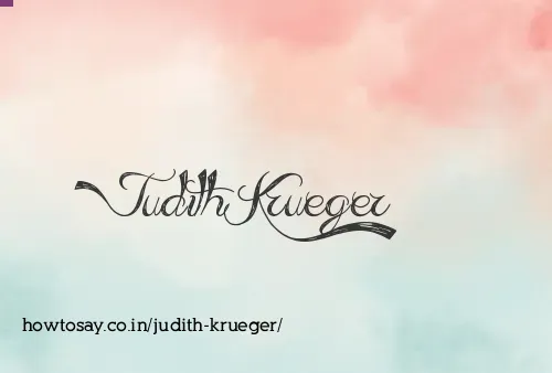 Judith Krueger