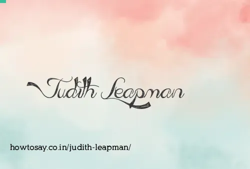 Judith Leapman