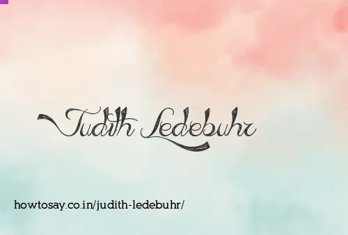 Judith Ledebuhr