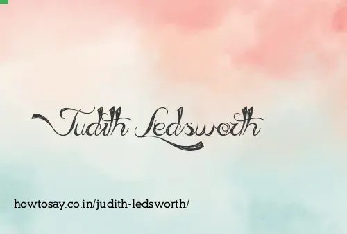Judith Ledsworth