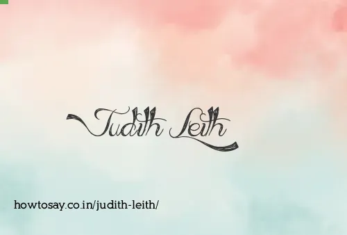 Judith Leith