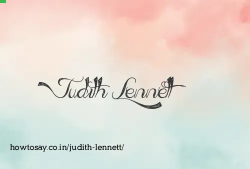 Judith Lennett