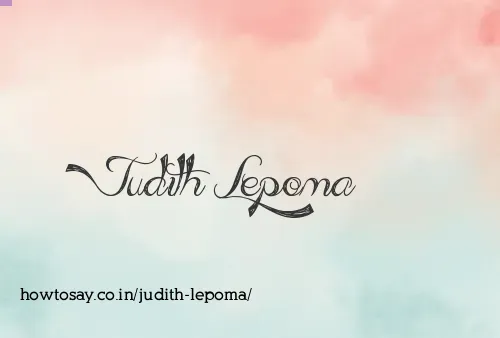 Judith Lepoma