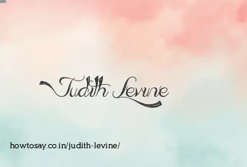 Judith Levine