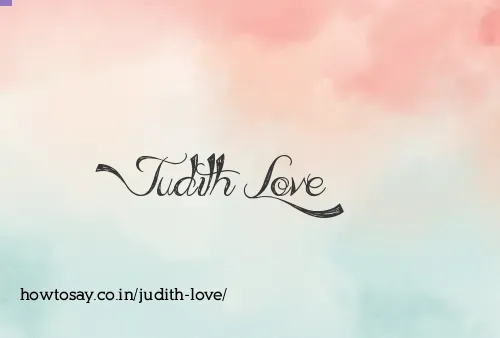 Judith Love