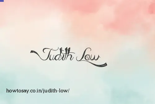 Judith Low