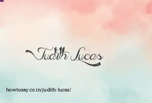 Judith Lucas