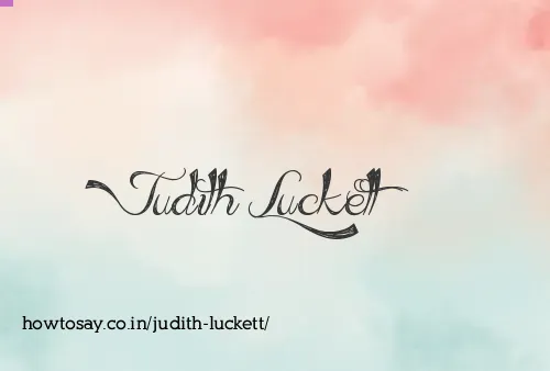 Judith Luckett
