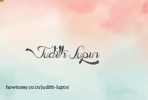 Judith Lupin
